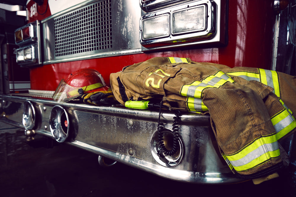 Bunker Gear on a Fire Truck (PFAS)