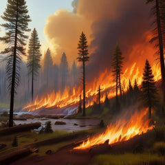 AI generated Wildland Fire