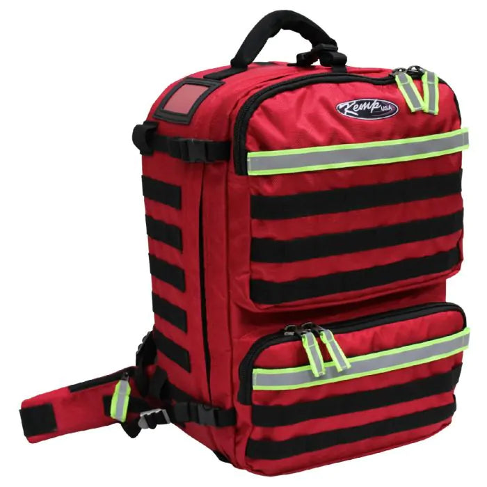 Kemp USA Premium Rescue & Tactical EMS Bag, Red