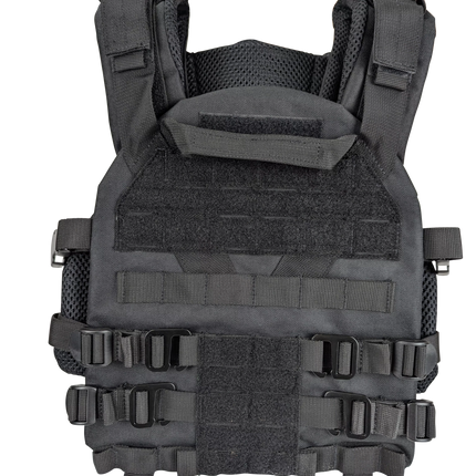 Kemp USA Tactical Vest with Quick Release Buckles, Black