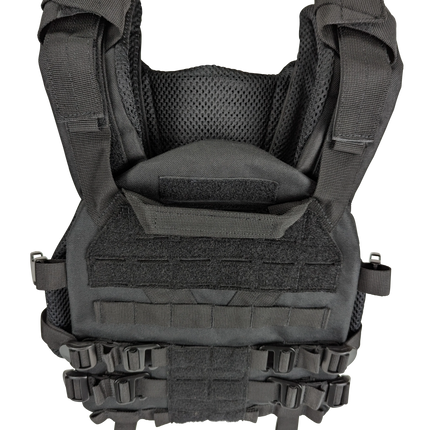 Kemp USA Tactical Vest with Quick Release Buckles, Black