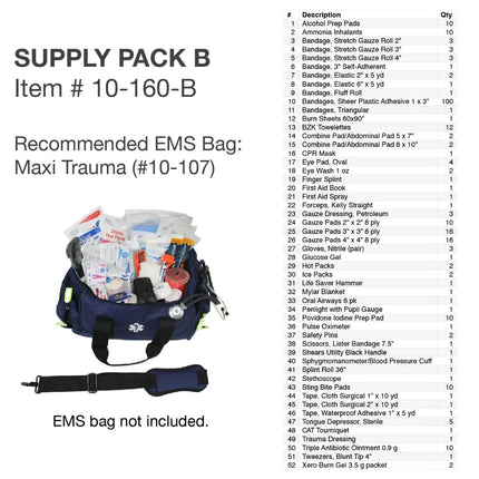 Kemp USA Medical Supply Pack B