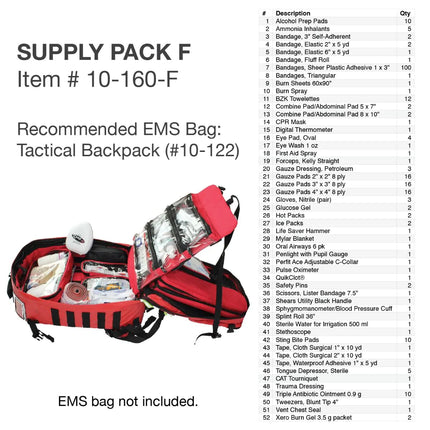 Kemp USA Medical Supply Pack F