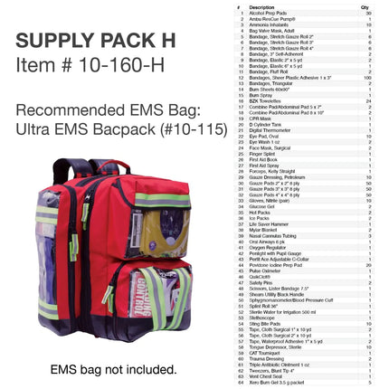 Kemp USA Medical Supply Pack H