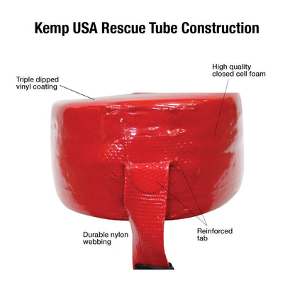 Kemp USA 50" Rescue Tube With No Logo, Red