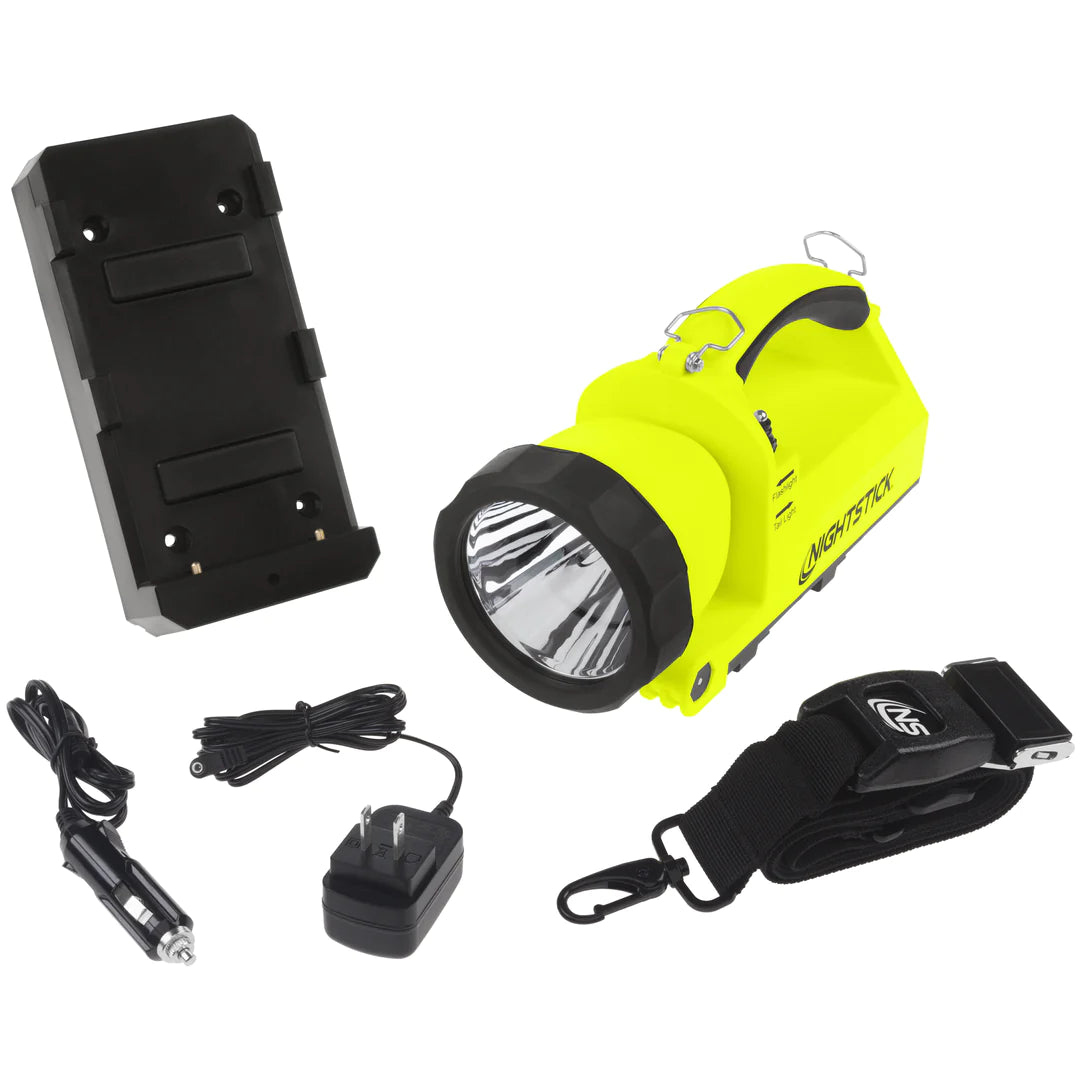 IS RECHARGEABLE DUAL-LIGHT LANTERN W/PIVOTING HEAD