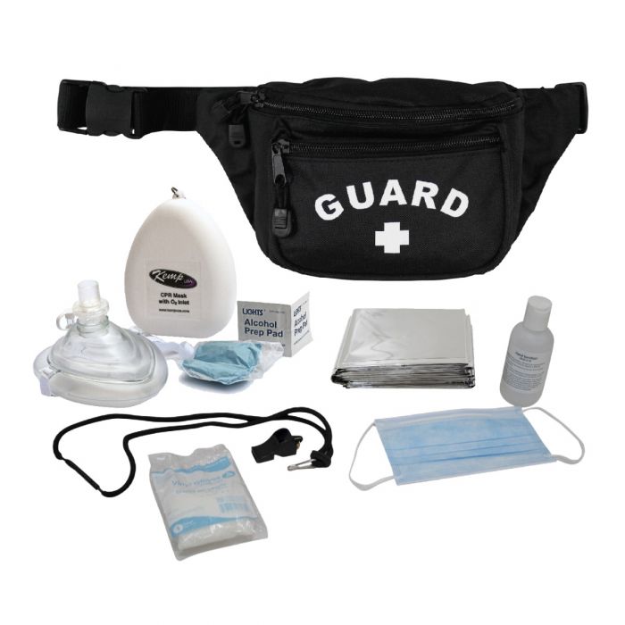 Kemp USA Hip Pack With GUARD Logo And PPE Supply Pack (S3)