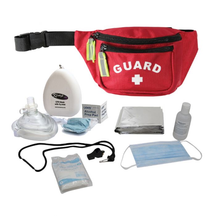 Kemp USA Hip Pack With GUARD Logo And PPE Supply Pack (S3)