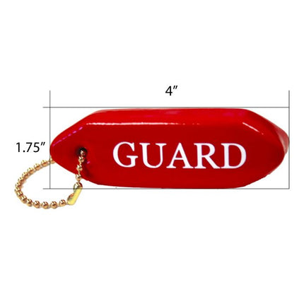 Kemp USA Keychain With GUARD Logo, Red