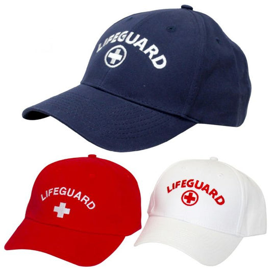 Kemp USA Lifeguard Cap, Low Profile With Embroidered Logo