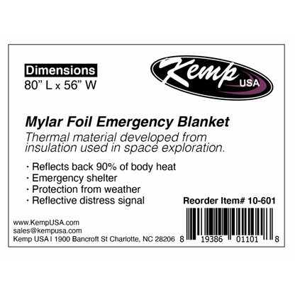 Foil Emergency Thermal Blanket