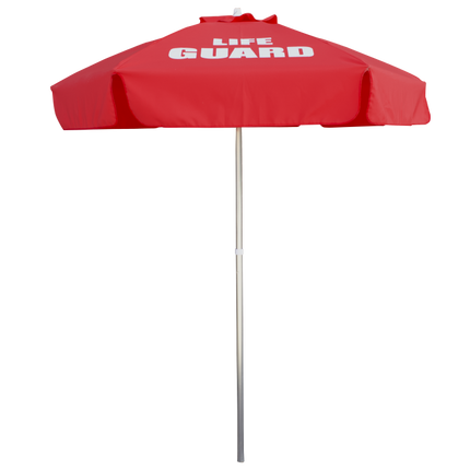 Kemp USA Polyester Soft Fabric 6' Umbrella With LIFE GUARD Logo