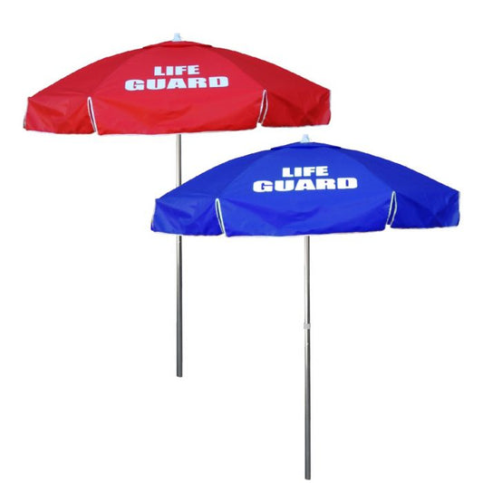 Kemp USA Polyester Soft Fabric 6' Umbrella With LIFE GUARD Logo