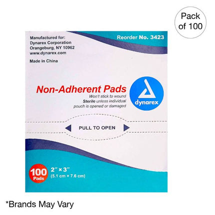 Non-Adherent Pad, Sterile, 2" X 3" 