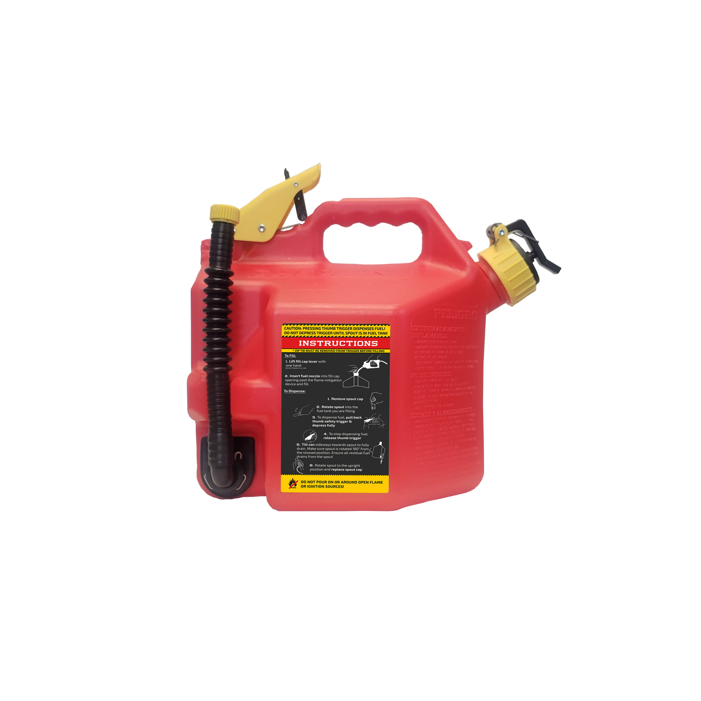 2+ Gallon Gasoline Type II Safety Can