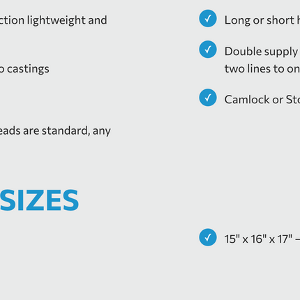 Supply Line Brackets