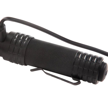 USB DUAL-LIGHT TACTICAL FLASHLIGHT - BLACK