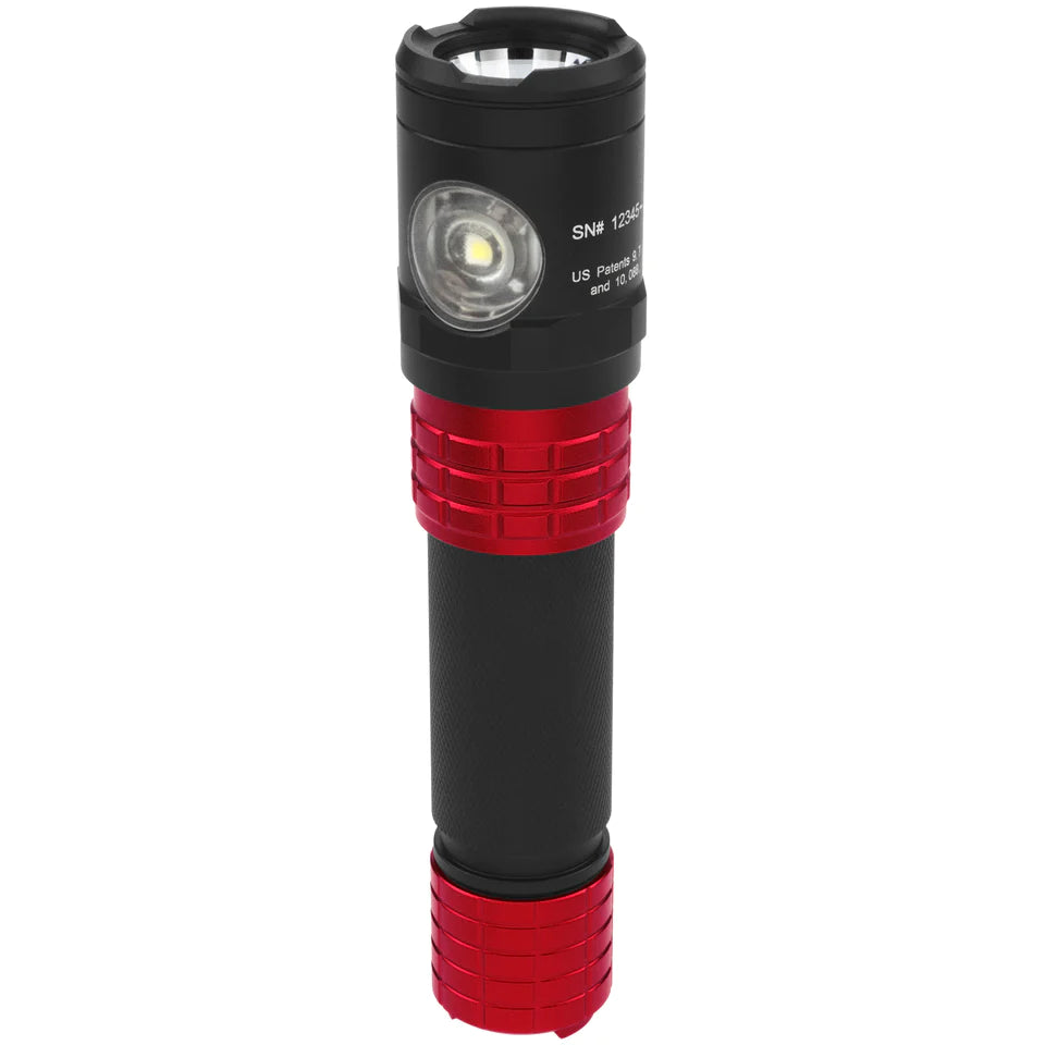 USB DUAL-LIGHT™ RECHARGEABLE FLASHLIGHT W/HOLSTER