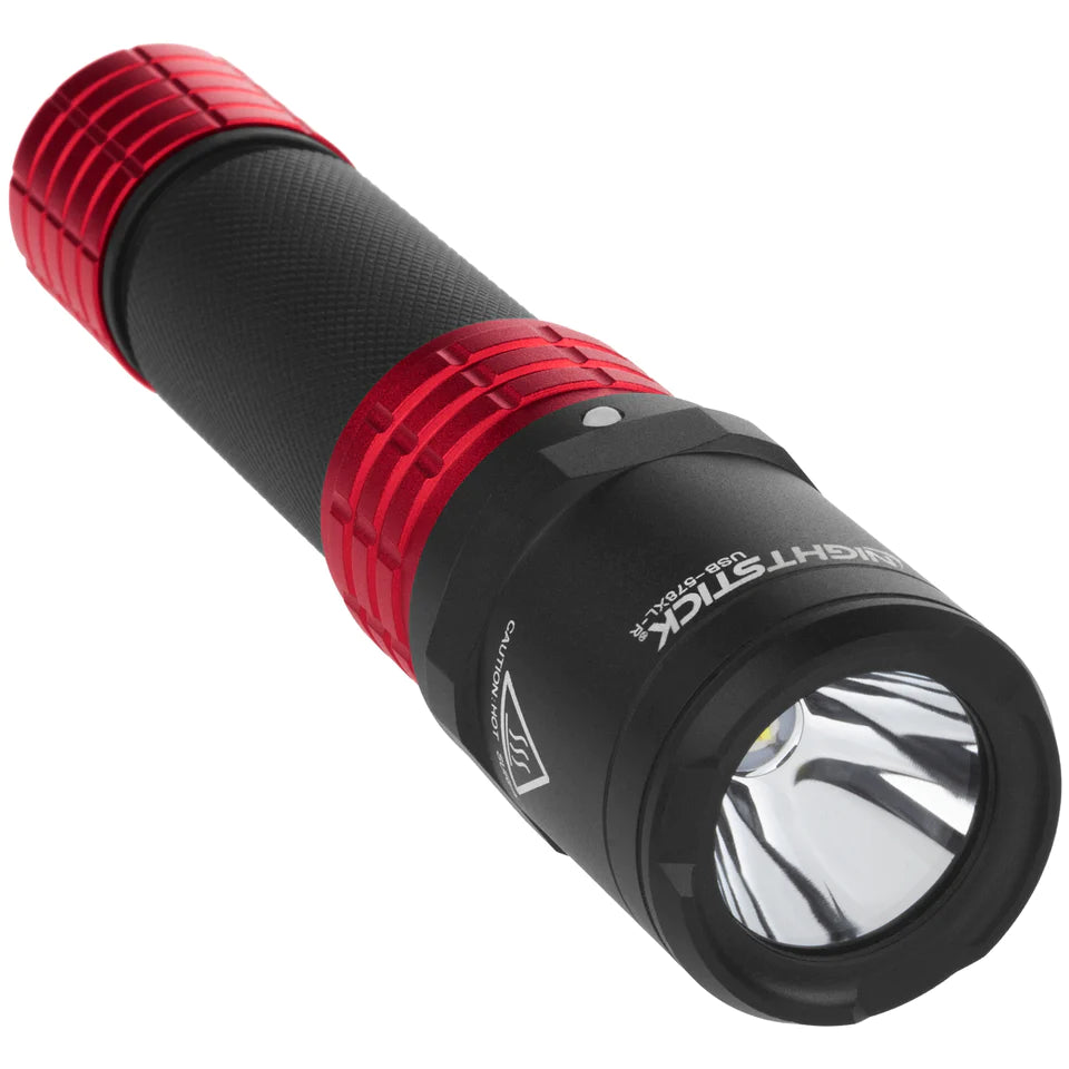 USB DUAL-LIGHT™ RECHARGEABLE FLASHLIGHT W/HOLSTER