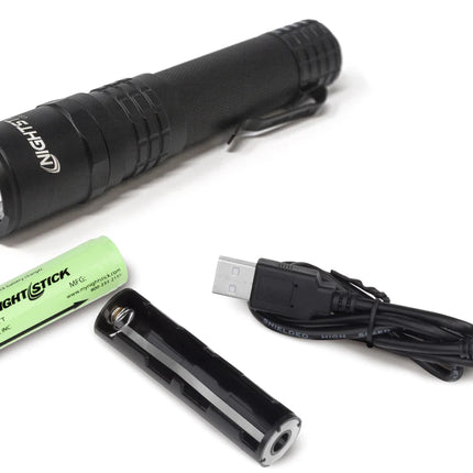 USB TACTICAL FLASHLIGHT - BLACK