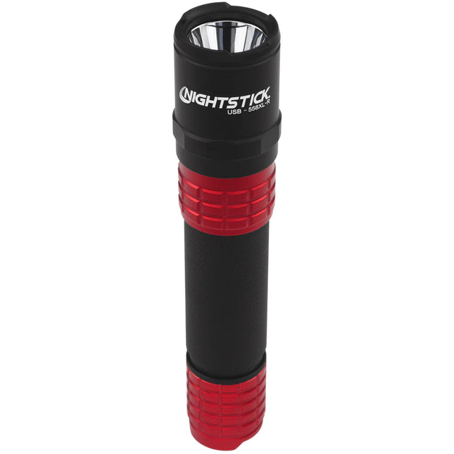 USB TACTICAL FLASHLIGHT W/HOLSTER - RED