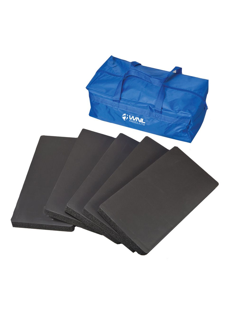 Foam kneeling pads for less strain on the knees and back during CPR training