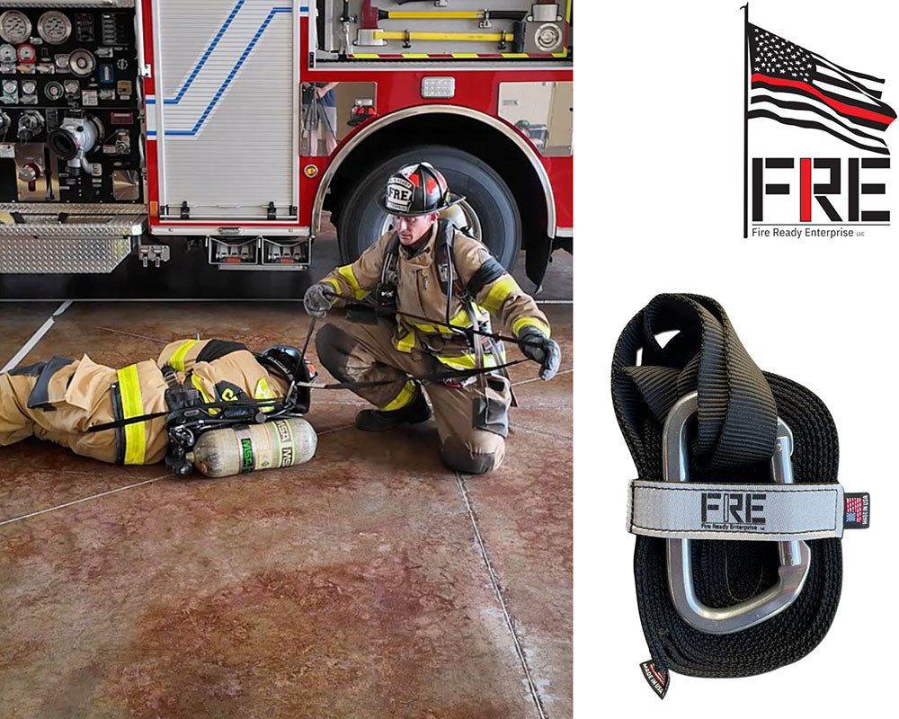 FRE Firefighter Webbing + SMC Mountain D Carabiner