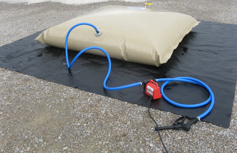 Ground Covers for Folding Tanks