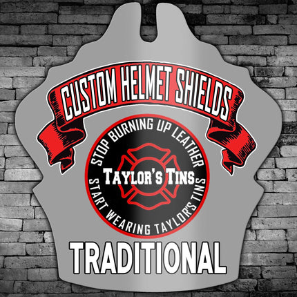 Taylor's Tins Traditional Custom Helmet Front