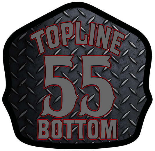 Classic Style Quick Tin-Black Diamond Plate/ Grey Lettering- 013 Firefighting Gear