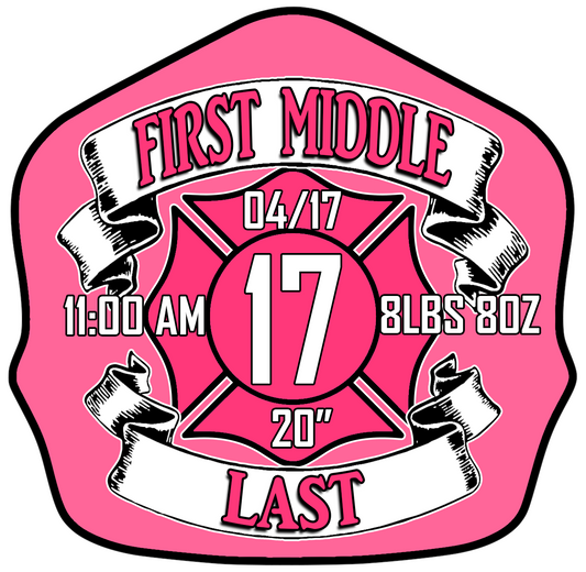 Classic Style Quick Tin-Pink Background/ Pink Lettering- 053 Firefighting Gear