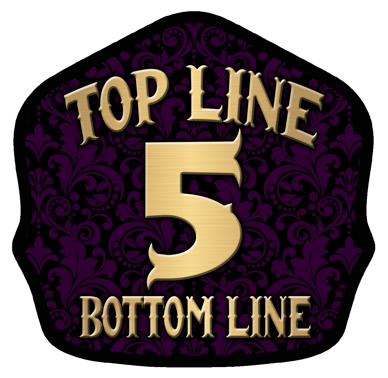 Classic Style Quick Tin-Purple Paisley/Gold Lettering- 067 Firefighting Gear