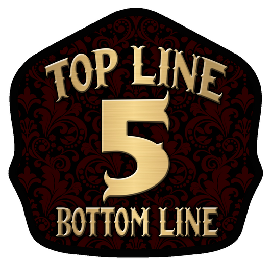 Classic Style Quick Tin-Maroon Paisley/Gold Lettering- 068 Firefighting Gear