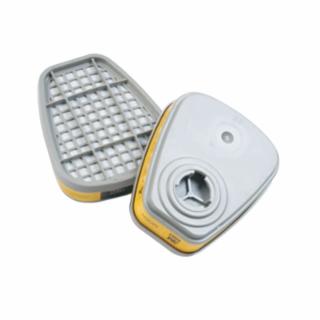 6000 Series Gas /Vapor Cartridges, Acid Gases/Organic Vapor, Yellow 3M