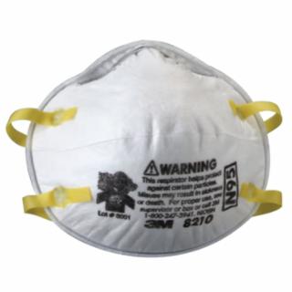 N95 Particulate Respirator, Half Facepiece, Filter, One Size