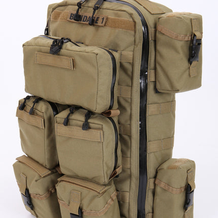 TACTICAL MEDICAL BACKPACK WITH POUCHES