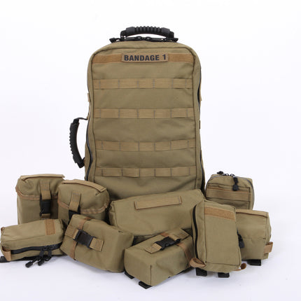TACTICAL MEDICAL BACKPACK WITH POUCHES