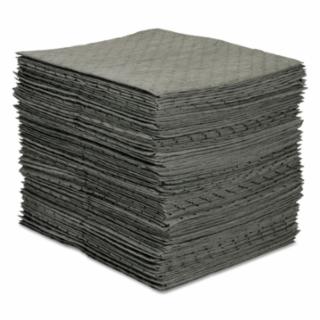 MRO Plus™ Absorbent, Absorbs 26 gal, 15 in W x 19 in L, Heavy Weight, Perforated, 3-Ply, Pad