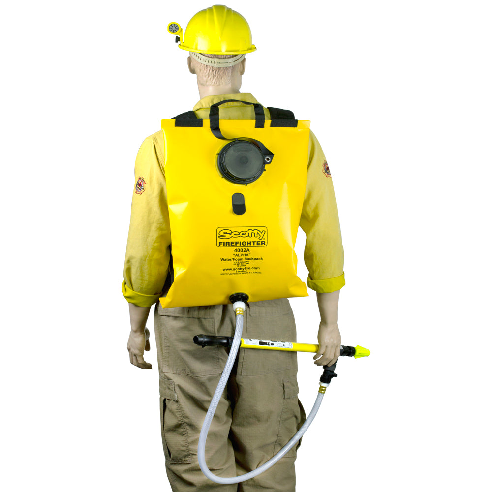Alpha Backpack, Foam Hand Pump, 4’ hose, complete system
