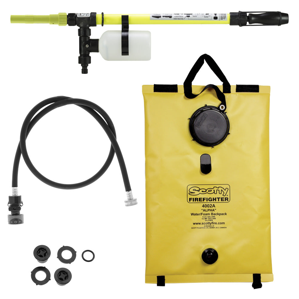 Alpha Backpack, Foam Hand Pump, 4’ hose, complete system