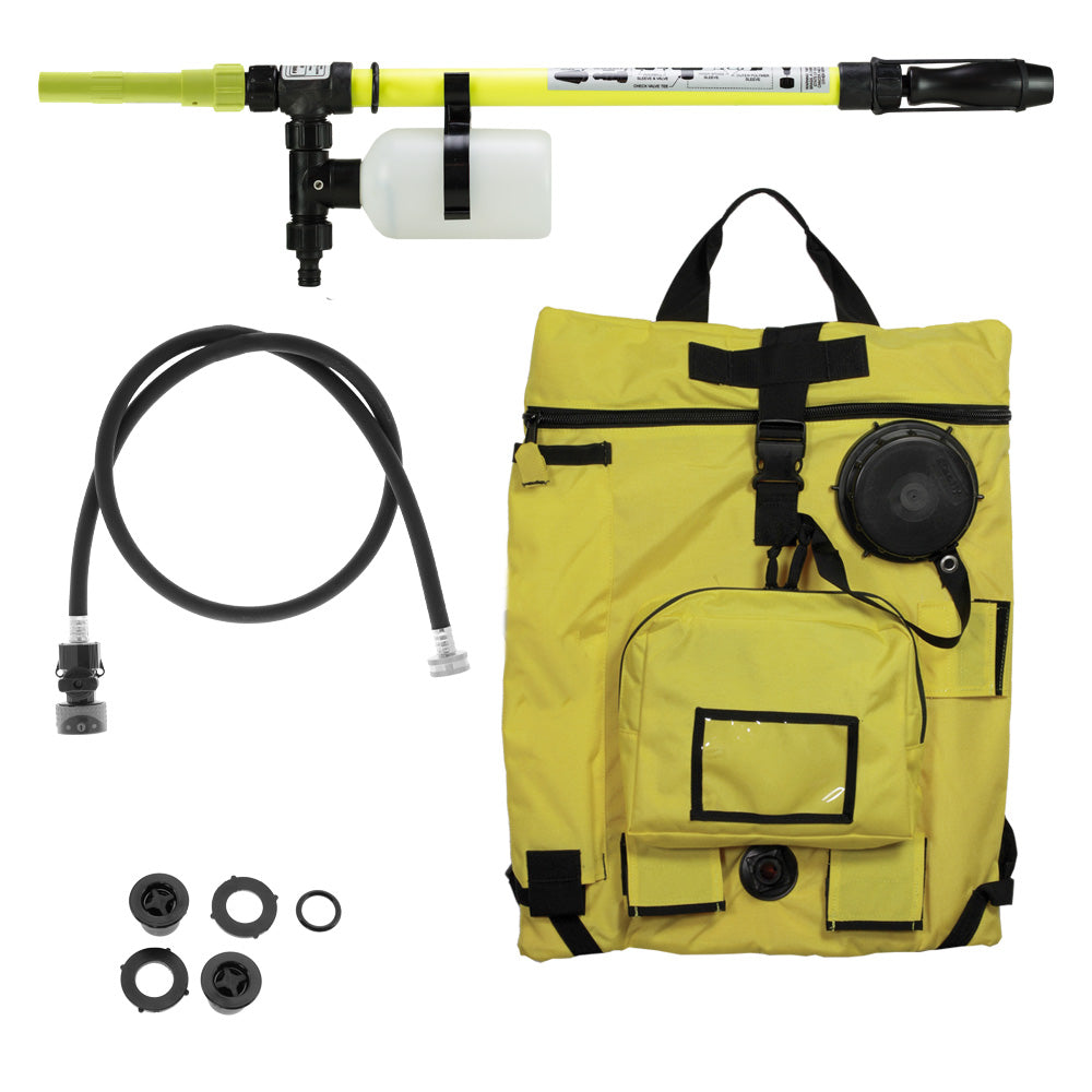 Bravo Backpack, Foam Hand Pump, 4’ hose, complete system