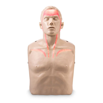 Brayden Manikin with Red Indicator Lights