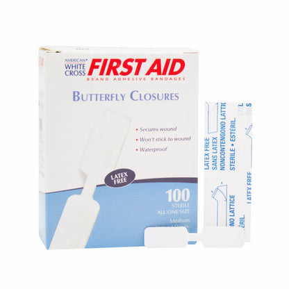 Butterfly Adhesive Bandages 13/32" x 1-13/16"