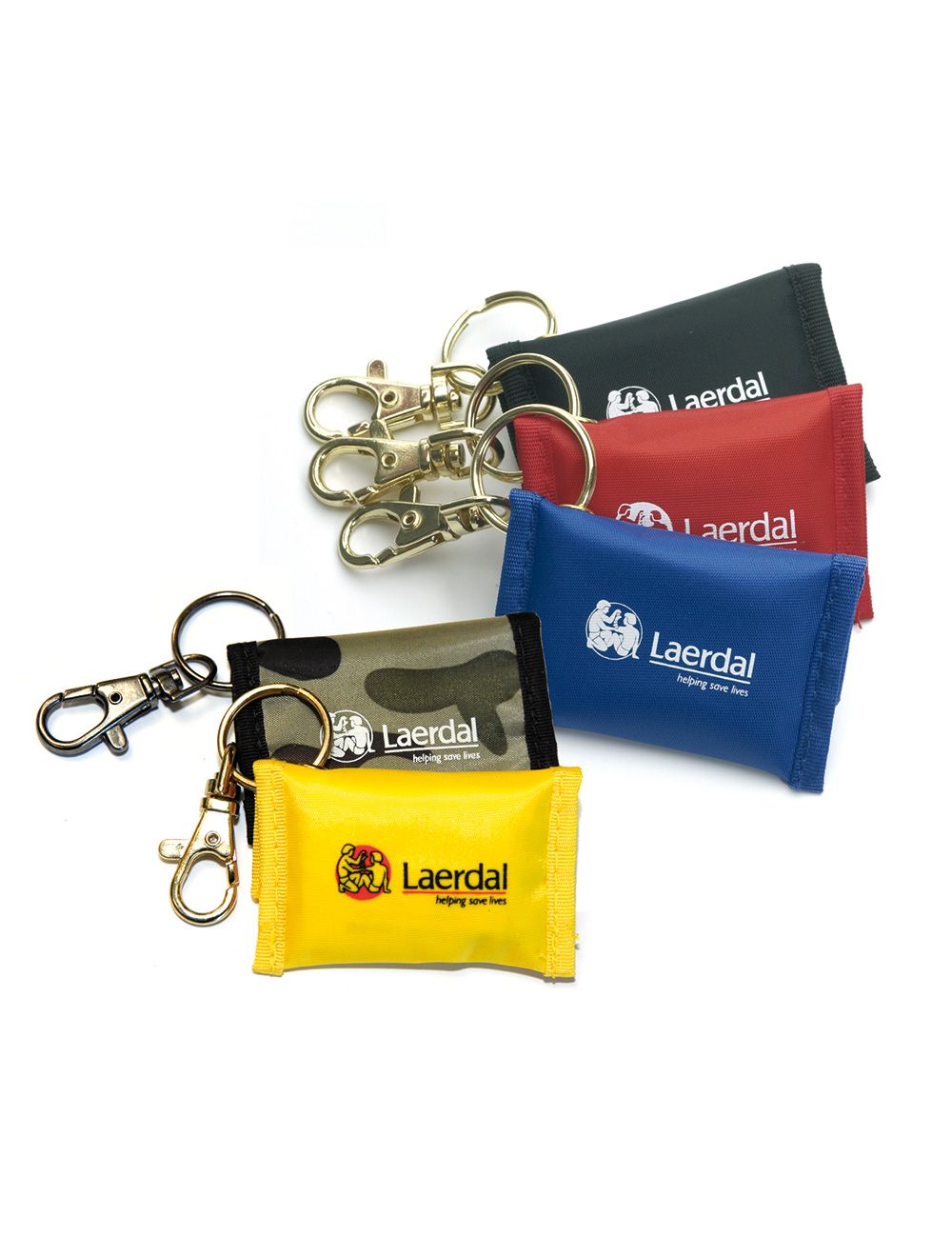 Laerdal® Face Shield CPR Barrier Key Rings- Assorted