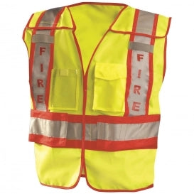 OccuNomix LUX-PSF Type P Class 2 Premium Solid Public Fire Safety Vest