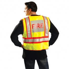 OccuNomix LUX-PSF Type P Class 2 Premium Solid Public Fire Safety Vest