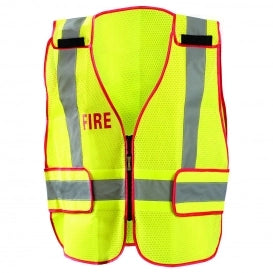 OccuNomix LUX-PSF-DOR Type P Class 2 DOR Mesh Public Fire Safety Vest