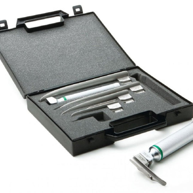 Satin Fiberoptic Laryngoscope Set