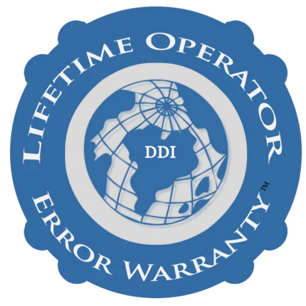 Lifetime Operator Error Warranty