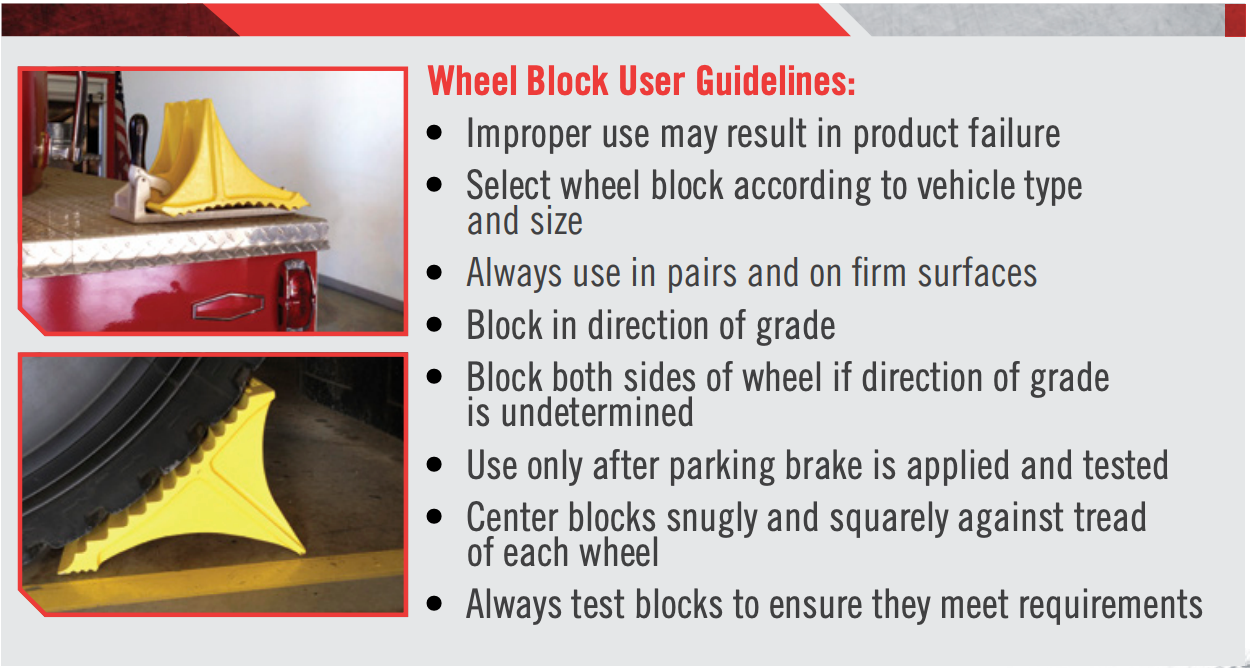Heavy Duty Wheel Block User Guidelines